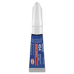 Loctite 233998 454 Prism Instant Adhesive, Surface Insensitive Gel, 3 G, Tube, Clear