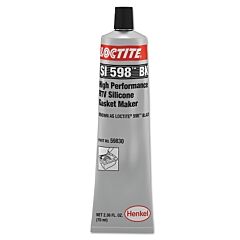 Loctite 234609 598 Black High Performance Rtv Silicone Gasket Maker, 70 Ml Tube