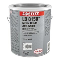 Loctite 235086 Silver Grade Anti-Seize Lubricant, 1 Gal Can