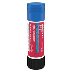 Loctite 826034 248 Medium-Strength Threadlocker Solid Stick, 9 G, 1/4 In To 3/4 In Dia, Blue