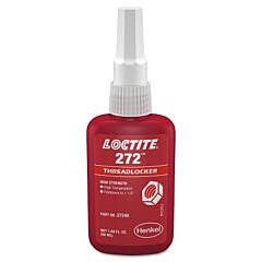Loctite 88442 272 Threadlocker, High Temp/High Strength, 50 Ml, Up To 1-1/2 In Thread, Red