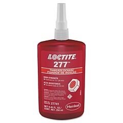 Loctite 88449 277 High-Strength Threadlocker, 250 Ml, 7/8 In Dia Or Smaller, Red