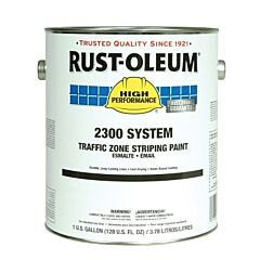 Rust-Oleum® 246774 High Performance 2300 System Traffic Zone Striping Paint, 1 Gal, Black, Flat