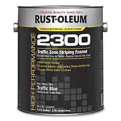 Rust-Oleum® 2326402 High Performance 2300 System Traffic Zone Striping Paint, 1 Gal, Blue, Flat