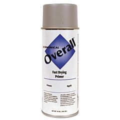 Rust-Oleum® V2401830 Overall Economical Fast Drying Enamel Aerosols, 10 Oz, Sandable Gray Primer