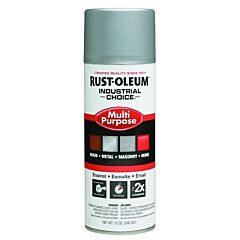 Rust-Oleum® 1614830 Industrial Choice 1600 System Enamel Aerosols, 12 Oz, Dull Aluminum, High-Gloss