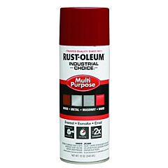 Rust-Oleum® 1666830 Industrial Choice 1600 System Enamel Aerosols, 12 Oz, Banner Red, High-Gloss