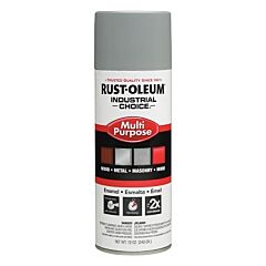 Rust-Oleum® 214645 Industrial Choice 1600 System Enamel Aerosols, 12Oz, Ansi 61 Lt Gray, High-Gloss