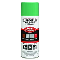 Rust-Oleum® 1633830 Industrial Choice 1600 System Enamel Aerosol, 12 Oz, Osha Safety Green, Hi-Gloss