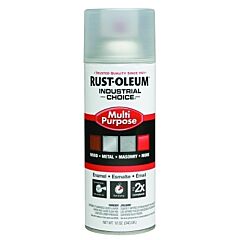 Rust-Oleum® 1610830 Industrial Choice 1600 System Enamel Aerosols, 12 Oz, Crystal Clear, High-Gloss