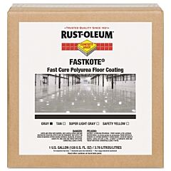 Rust-Oleum® 277495 Fastkote Polyurea Floor Coatings, Gray, 1 Gal, Solvent