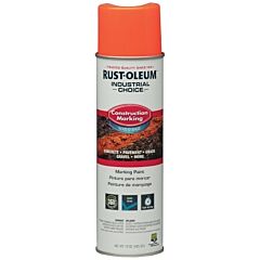 Rust-Oleum® 264700 Industrial Choice® M1400 Water-Based Construction Marking Paint, 17 Oz, Fluorescent Green
