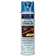 Rust-Oleum® 205176 Industrial Choice® M1600/M1800 System Precision-Line Inverted Marking Paint, 17 Oz, Fluorescent Blue, M1800 Water-Based