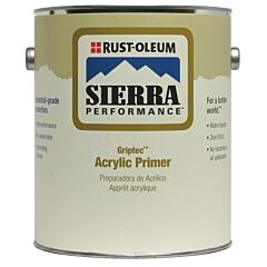 Rust-Oleum® 208028 Sierra Performance Griptec Multi-Surface Primers, 1 Gal Can, Hi-Hide White, Flat