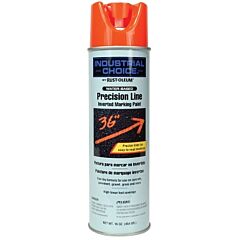 Rust-Oleum® 1862838 Industrial Choice® M1600/M1800 System Precision-Line Inverted Marking Paint, 17 Oz, Fluorescent Red, M1800 Water-Based