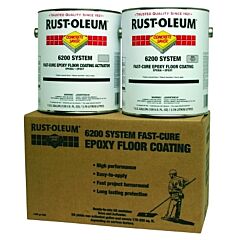 Rust-Oleum® 251765 Concrete Saver® 6200 System Fast-Cure Epoxy Floor Coating, Ready-To-Mix Kit, Dunes Tan