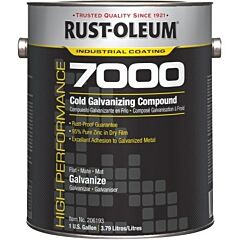 Rust-Oleum® 206193 7000 System Cold Galvanizing Compound, 1 Gal Can