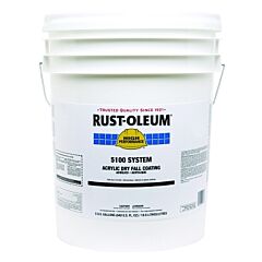 Rust-Oleum® 251280 High Perf 5100 System Dry Fall Coating Wht 5-Gal