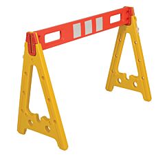 Vestil Afb-44 Plastic A-Frame Barricade 44-5/8 In. X 19-1/2 In. X 31-3/4 In. Yellow