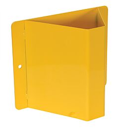 Vestil Tmch-Rwc-8 Steel Truck Mounted Wheel Chock Holder Yellow