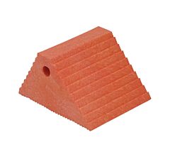 Vestil Pwc-Ds-Or Recycled Plastic Dual Slope Wheel Chock 10-11/16" X 9-1/4" X 6" Orange