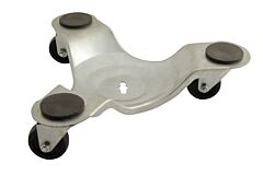 Vestil Leg-D-12-4Pk Steel Leg Dolly 10-3/4" X 12" X 2-3/4" 300 Lb. Capacity, 4 Pack Silver