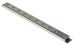 Vestil Ball-S30 Steel Ball Transfer Strip 30" X 2-3/4" 75 Lb. Capacity, Silver