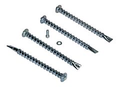 Vestil As-Hda-12-4Pk Heavy Duty Asphalt Anchor 4 Pack 1-5/8 In. X 1-5/8 In. X 12 In. Silver