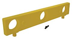 Vestil Bcd-76-Ex12-Yl Polyethylene With Uv Stabilizer Barricade Height Extension 70" X 4-3/4" X 15-1/8", Yellow
