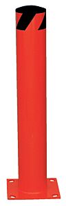 Vestil Bol-24-4.5-Red Steel Pipe Safety Bollard 24" X 4-1/2" Red