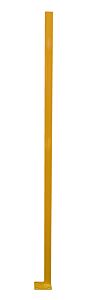 Vestil Apg-P6-C Steel Adjustable Perimeter Guard Systems Corner Post 72 In. Yellow