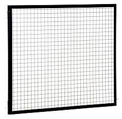 Vestil Apg-M-45 Steel Adjustable Perimeter Guard Systems Guard Panel 4 Ft. X 5 Ft. Black