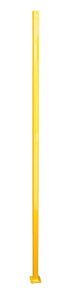 Vestil Apg-P8-L Steel Adjustable Perimeter Guard Systems In Line Post 96 In. Yellow