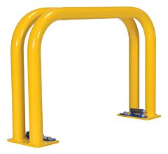 Vestil Dpr-2616 Steel Dock Plate Storage Rack 26" X 6", Yellow