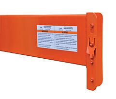 Vestil Beam-S-970 Steel Pallet Racking Step Beam 9 Ft. 7000 Lb. Capacity, Orange