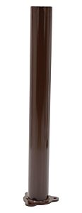 Vestil Bola-42-4.5-Brn-Eb Steel Arch Bollard 42 In. X 4-1/2 In. Earth Tone Brown