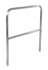 Vestil Adkr-4 Aluminum Pipe Safety Railing 48 In. Length Silver