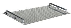 Vestil Amd-3618 Aluminum Tread Plate Mini Dock Board 18 In. X 36 In. X 4-11/16 In. 700 Lb. Capacity Silver