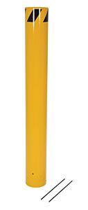 Vestil Bolpp-42-6.5 Steel Pour In Place Bollard 42" X 6-1/2", Yellow