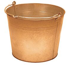 Vestil Bkt-Brz-250 Aluminum/Bronze Pail 2.5 Gallon Capacity
