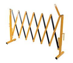 Vestil Alexgate-30 Aluminum Expand-A-Gate 15 In. X 19-3/4 In. X 38 In. Yellow