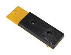 Vestil Fcb-818-Cr4 Molded Rubber/Steel Class Iv Fork Truck Carriage Bumper Black / Yellow
