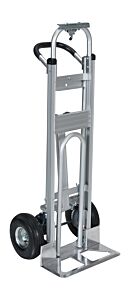Vestil Alum-3-Conv Aluminum 3 In 1 Convertible Hand Truck 18-7/8 In. X 20-1/2 In. X 51-1/2 In. 500 Lb. Capacity Silver