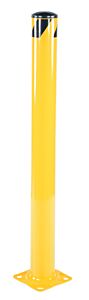 Vestil Bol-72-6.5 Steel Pipe Safety Bollard 72" X 6-1/2", Yellow
