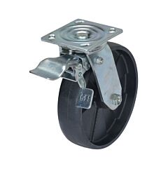 Vestil Ahs-2/4-Tlc Glass Filled Nylon Total Locking Swivel Casters 8 In. X 2 In. For Steel Gantry Cranes 2,000 Lb. To 4,000 Lb. Capacity