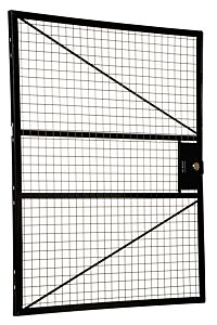 Vestil Apg-Dr-54 Steel Adjustable Perimeter Guard Systems Hinged Door 1-1/2 In. X 49-15/16 In. X 60 In. Black