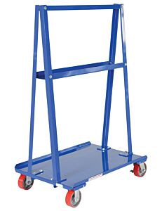 Vestil Af-2436 Steel A-Frame Cart 24 In. X 36 In. 2,000 Lb. Capacity Blue