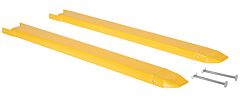 Vestil Fe-7-72-P Steel Pin Style Fork Extensions 7" X 72" 4,000 Lb. Capacity, Yellow