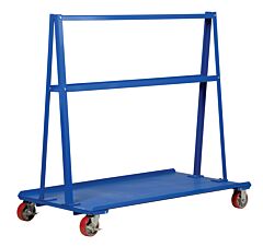 Vestil Af-3060 Steel A-Frame Cart 30 In. X 60 In. 2,000 Lb. Capacity Blue