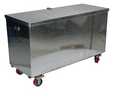 Vestil Apts-3648-C Aluminum Portable Tool Box With Casters 25-7/8 In. X 49-1/4 In. X 44-11/16 In. 2500 Lb. Capacity Silver